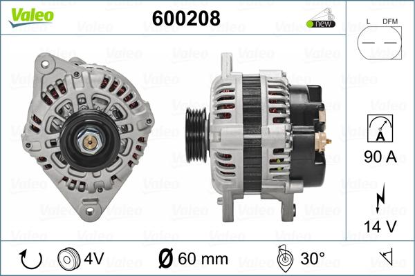 Valeo 600208 - Alternatore autozon.pro