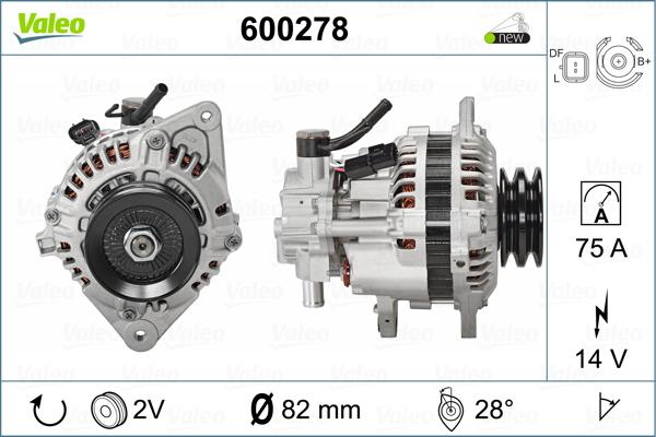 Valeo 600278 - Alternatore autozon.pro