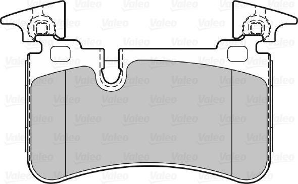 Valeo 601488 - Kit pastiglie freno, Freno a disco autozon.pro