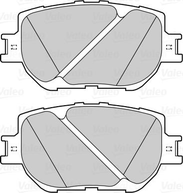 Valeo 601556 - Kit pastiglie freno, Freno a disco autozon.pro