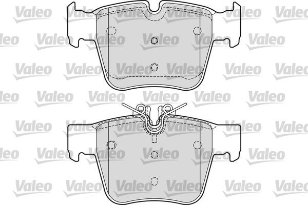 Valeo 601694 - Kit pastiglie freno, Freno a disco autozon.pro