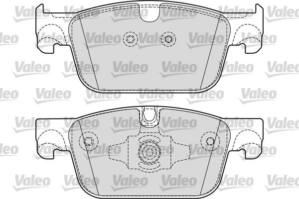 Valeo 601698 - Kit pastiglie freno, Freno a disco autozon.pro