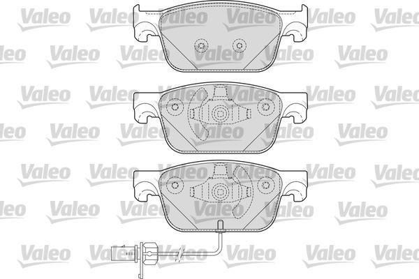 Valeo 601693 - Kit pastiglie freno, Freno a disco autozon.pro