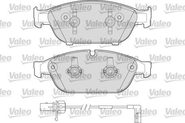 Valeo 601659 - Kit pastiglie freno, Freno a disco autozon.pro