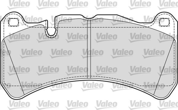 Valeo 601685 - Kit pastiglie freno, Freno a disco autozon.pro