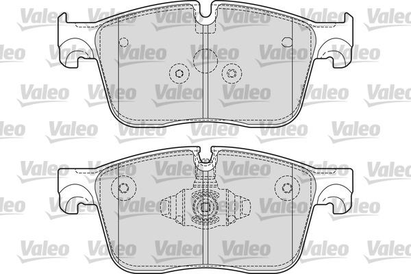 Valeo 601677 - Kit pastiglie freno, Freno a disco autozon.pro