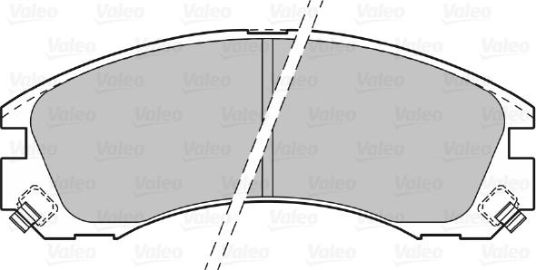 Valeo 601020 - Kit pastiglie freno, Freno a disco autozon.pro