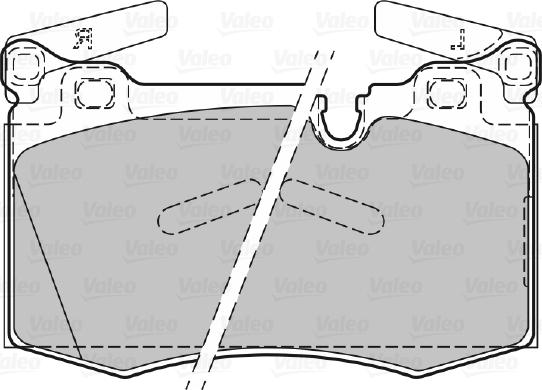 Valeo 601140 - Kit pastiglie freno, Freno a disco autozon.pro