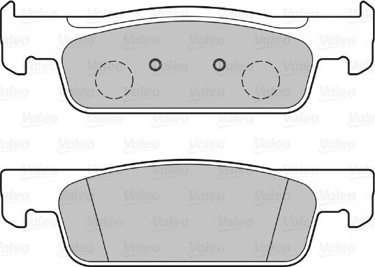 Valeo 601345 - Kit pastiglie freno, Freno a disco autozon.pro