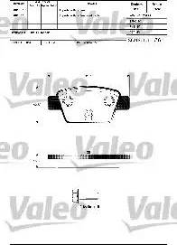 Valeo 601307 - Kit pastiglie freno, Freno a disco autozon.pro