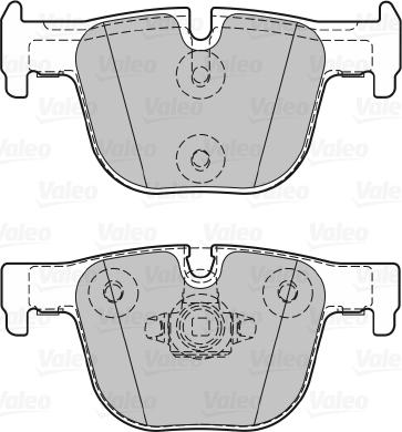 Valeo 601319 - Kit pastiglie freno, Freno a disco autozon.pro