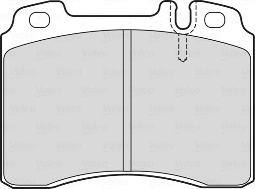 Valeo 601748 - Kit pastiglie freno, Freno a disco autozon.pro