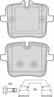 BMW 7 883 269 - Kit pastiglie freno, Freno a disco autozon.pro