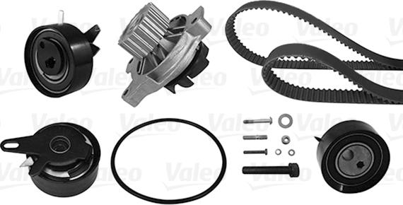 Valeo 614598 - Pompa acqua + Kit cinghie dentate autozon.pro