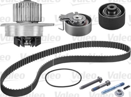 Valeo 614528 - Pompa acqua + Kit cinghie dentate autozon.pro