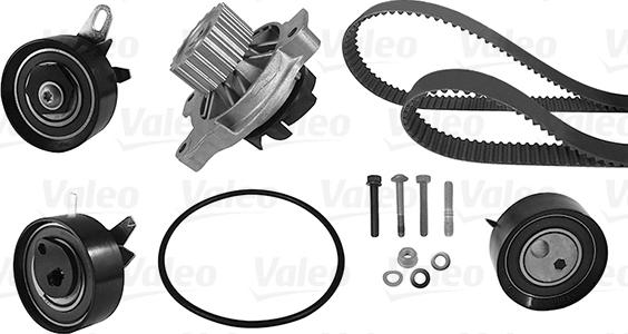 Valeo 614646 - Pompa acqua + Kit cinghie dentate autozon.pro