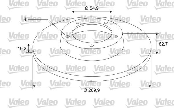 Valeo 675404 - Discofreno autozon.pro