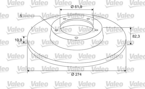 Valeo 675402 - Discofreno autozon.pro