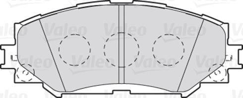 Valeo 670943 - Kit pastiglie freno, Freno a disco autozon.pro