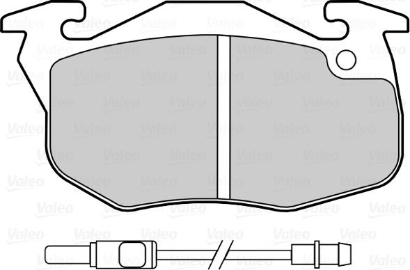 Valeo 670081 - Kit pastiglie freno, Freno a disco autozon.pro