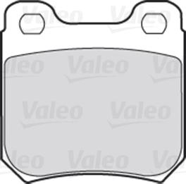 Valeo 670183 - Kit pastiglie freno, Freno a disco autozon.pro