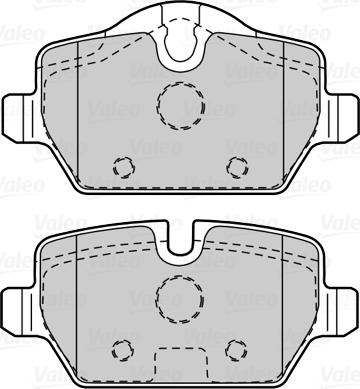 Valeo 670701 - Kit pastiglie freno, Freno a disco autozon.pro