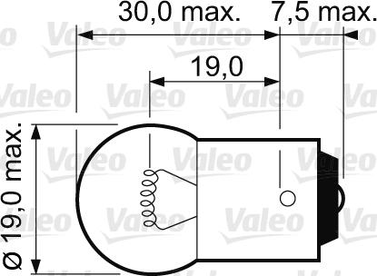 Valeo 032221 - Lampadina, Indicatore direzione autozon.pro