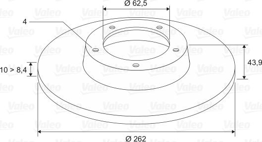 Valeo 197456 - Discofreno autozon.pro