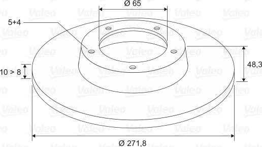 Valeo 197544 - Discofreno autozon.pro