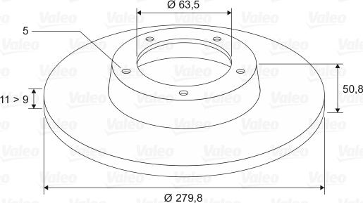 Valeo 197546 - Discofreno autozon.pro