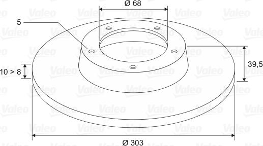 Valeo 197505 - Discofreno autozon.pro