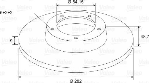 Valeo 197516 - Discofreno autozon.pro