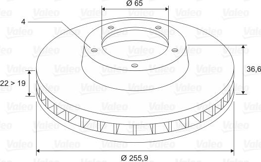 Valeo 197579 - Discofreno autozon.pro