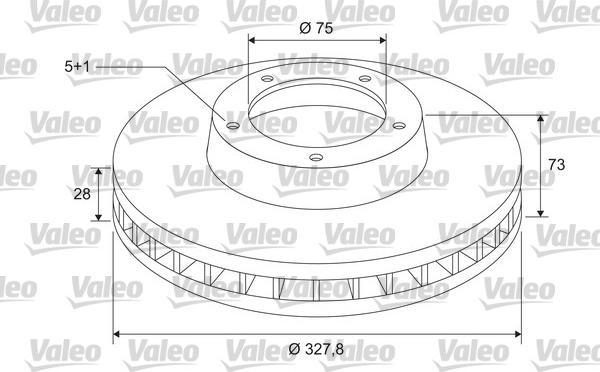 Valeo 197575 - Discofreno autozon.pro