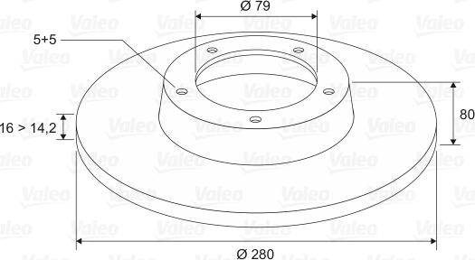 Valeo 197097 - Discofreno autozon.pro