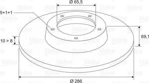 Valeo 197009 - Discofreno autozon.pro