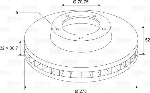 Valeo 197004 - Discofreno autozon.pro