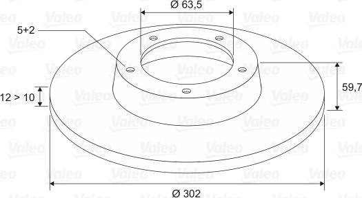 Valeo 197107 - Discofreno autozon.pro