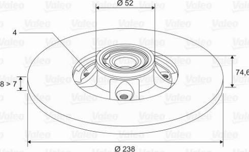 Valeo 197118 - Discofreno autozon.pro