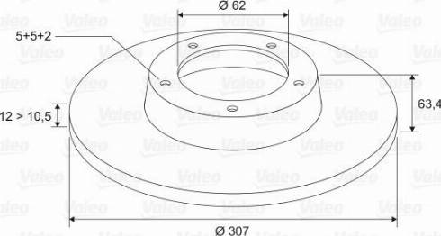 Valeo 197340 - Discofreno autozon.pro