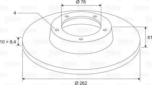 Valeo 197342 - Discofreno autozon.pro