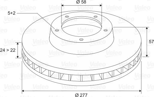 Valeo 197261 - Discofreno autozon.pro