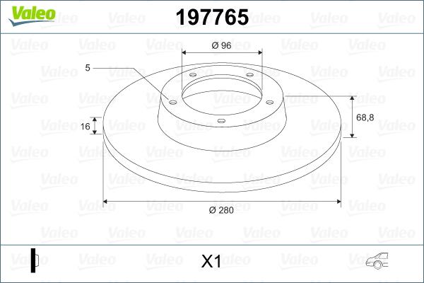 Valeo 197765 - Discofreno autozon.pro