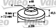 Valeo 186498 - Discofreno autozon.pro