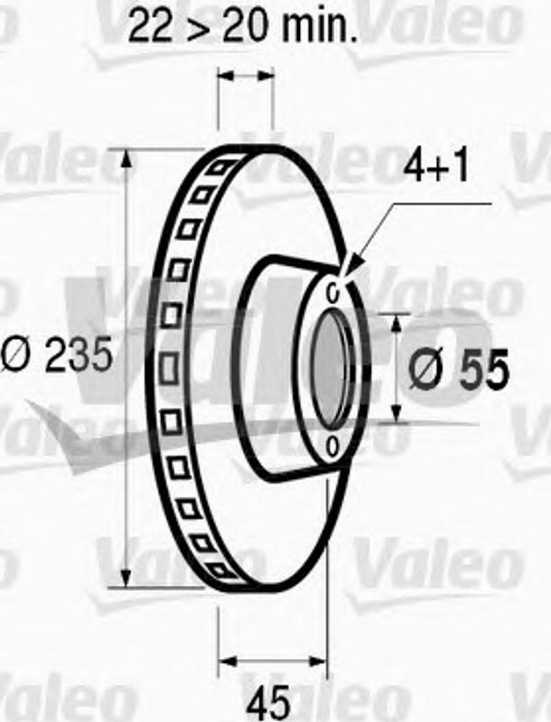 Valeo 186448 - Discofreno autozon.pro