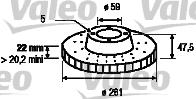 Valeo 186442 - Discofreno autozon.pro