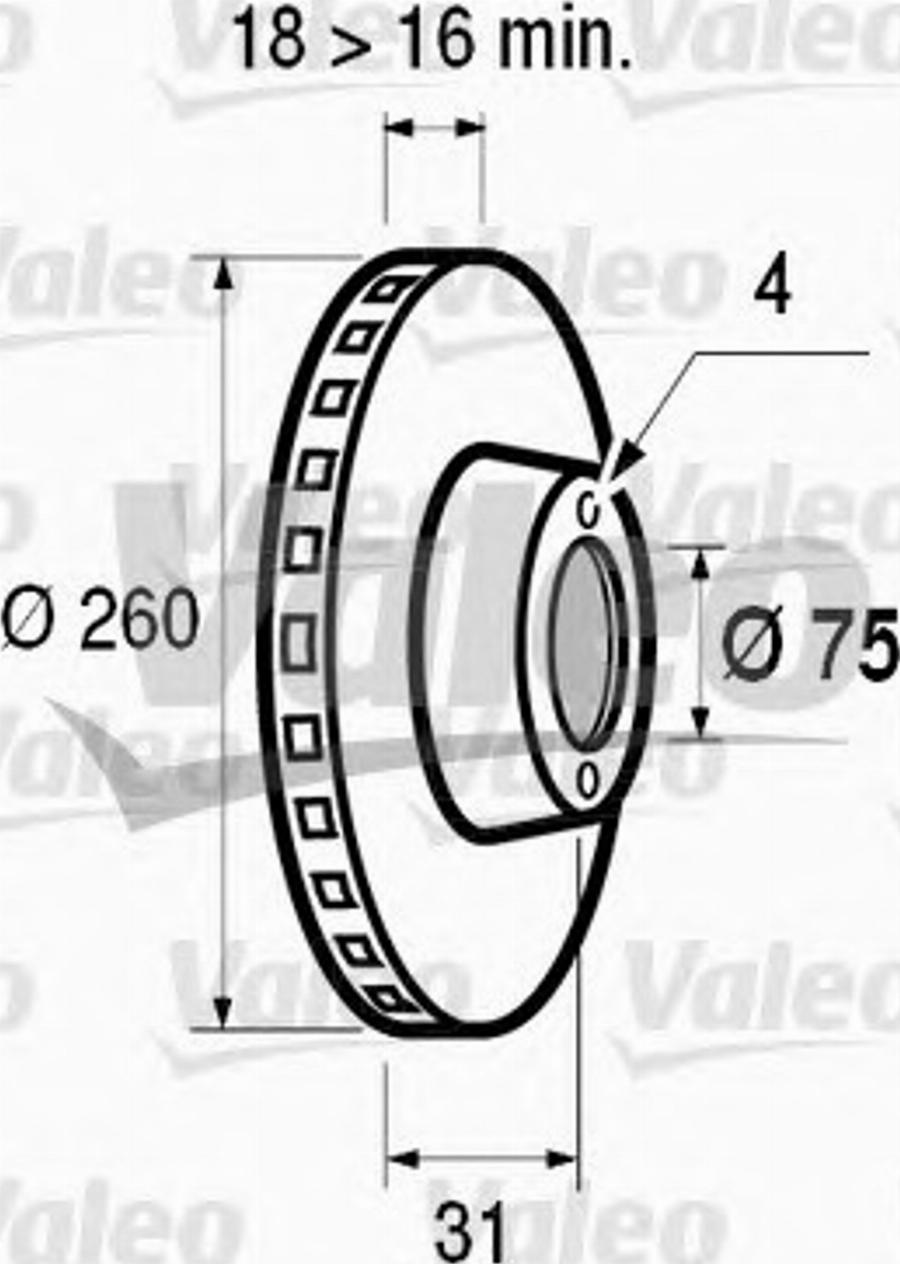 Valeo 186447 - Discofreno autozon.pro