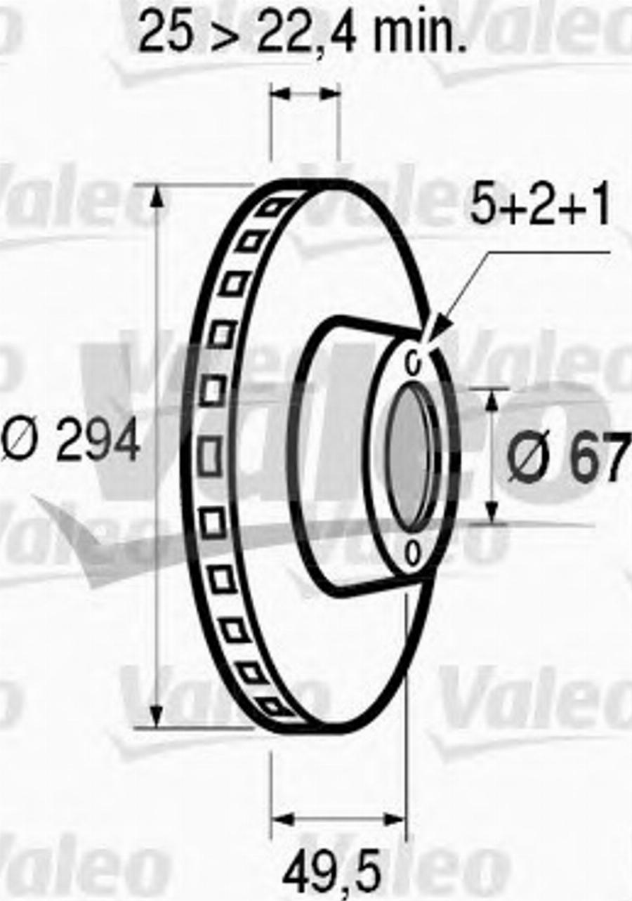 Valeo 186466 - Discofreno autozon.pro