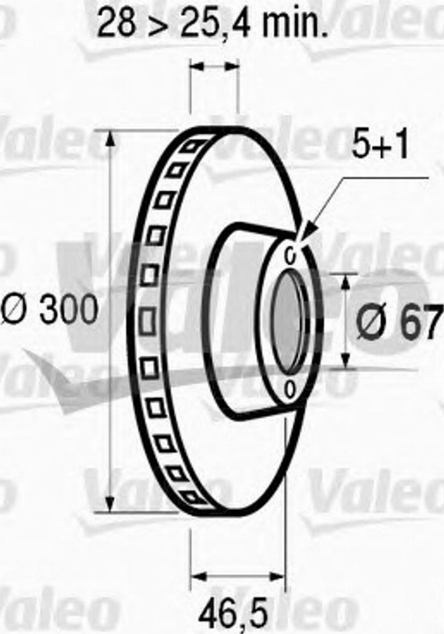 Valeo 186468 - Discofreno autozon.pro