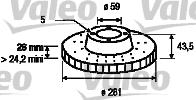 Valeo 186405 - Discofreno autozon.pro